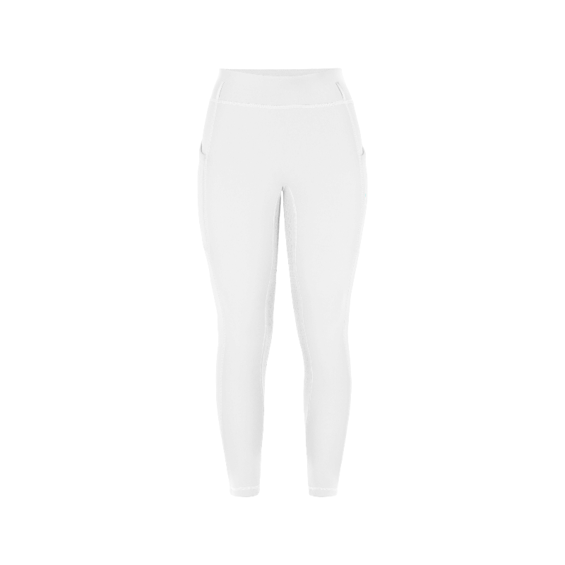 Riding World - Damen-Reitleggings aus Polarstoff Volga weiß 