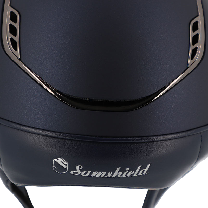 Samshield - Casque d'équitation Shadow Matt 2.0 bleu | - Ohlala