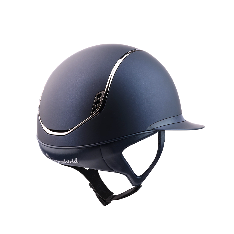 Samshield - Casque d'équitation Miss Shield 2.0 Shadowmatt bleu