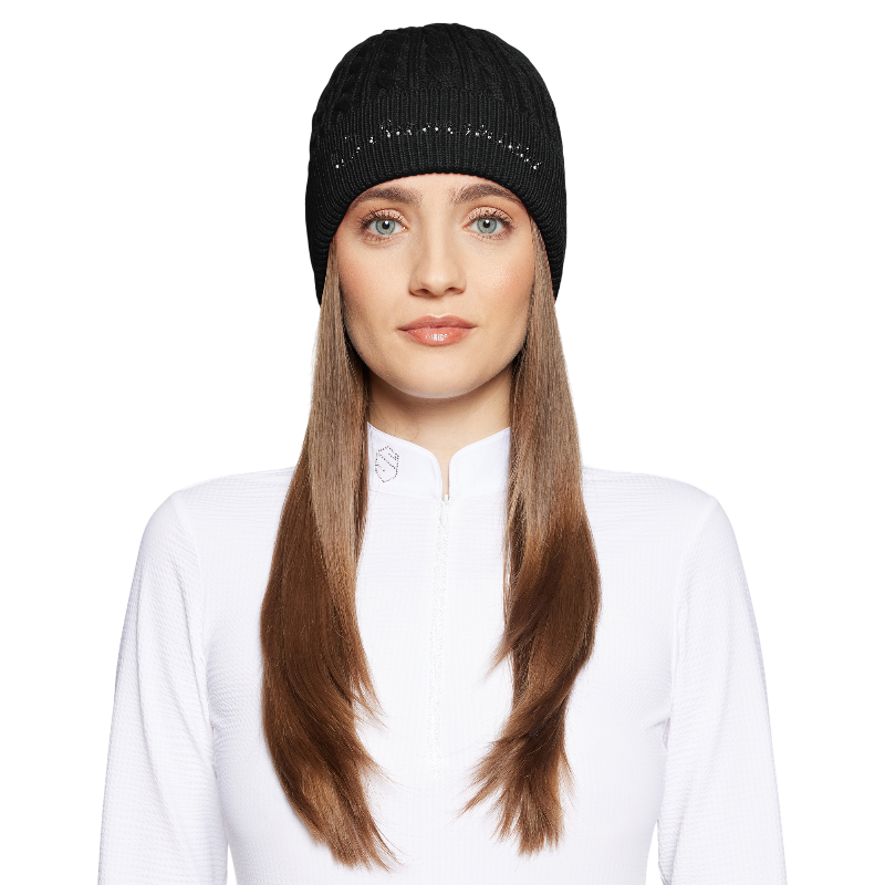 Samshield - Bonnet pour femme Mira Crystal noir