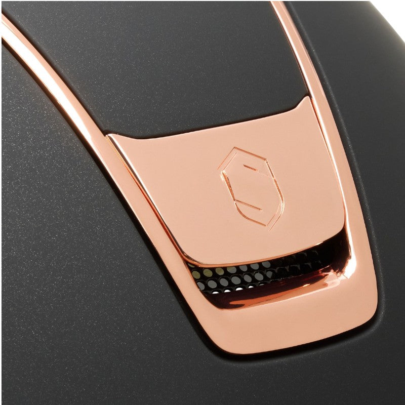 Samshield - Casque d'équitation Miss Shield 2.0 Shadowmatt noir et rose gold