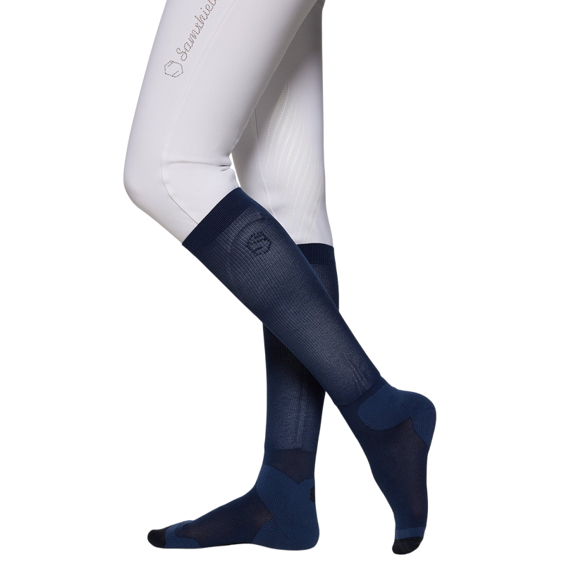Samshield - Unisex paardrijsokken Balzane Soft Air kosmisch blauw 