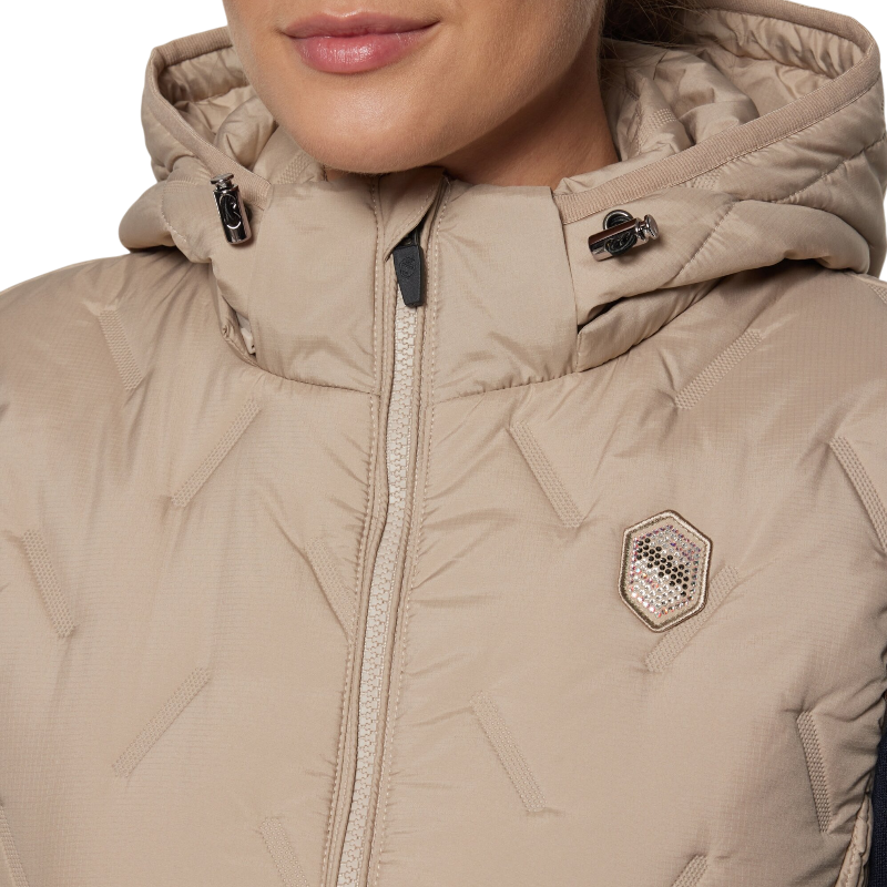 Samshield - Donsvest zonder mouwen voor dames Alta Badia zand 