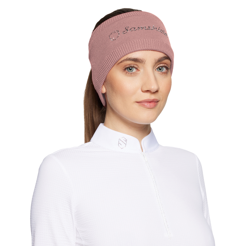 Samshield - Headband femme Amalie Crystal blush pink