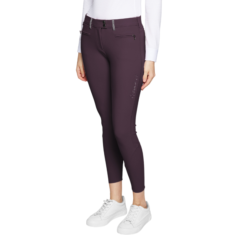 Samshield - Pantalon d'équitation femme Adèle aubergine