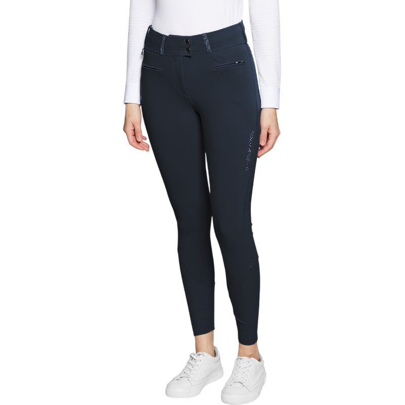 Samshield - Pantalon d'équitation femme Claranova marine