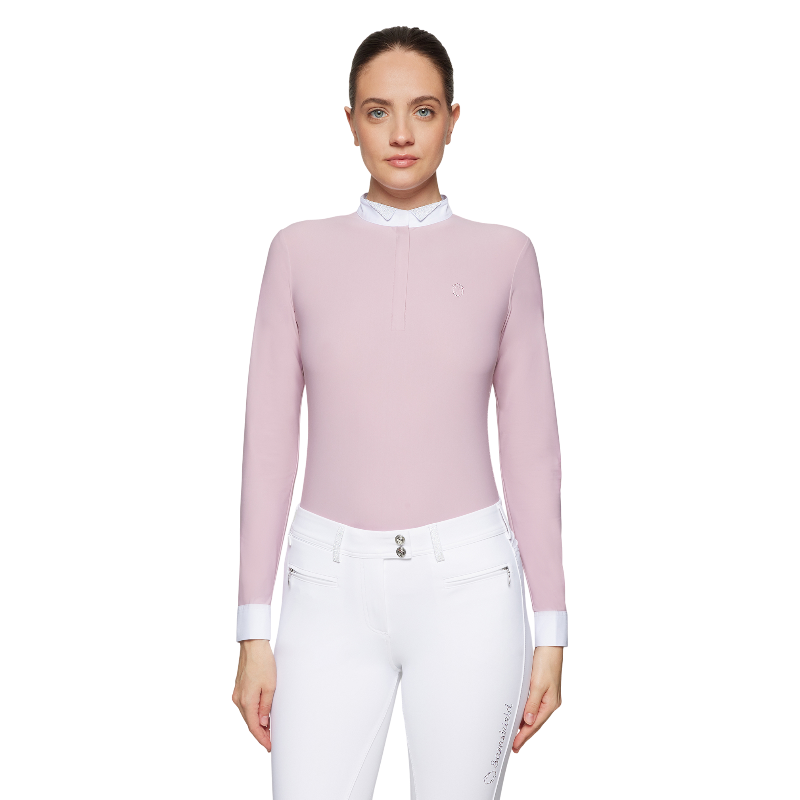 Samshield - Polo de concours manches longues femme Ornella feather