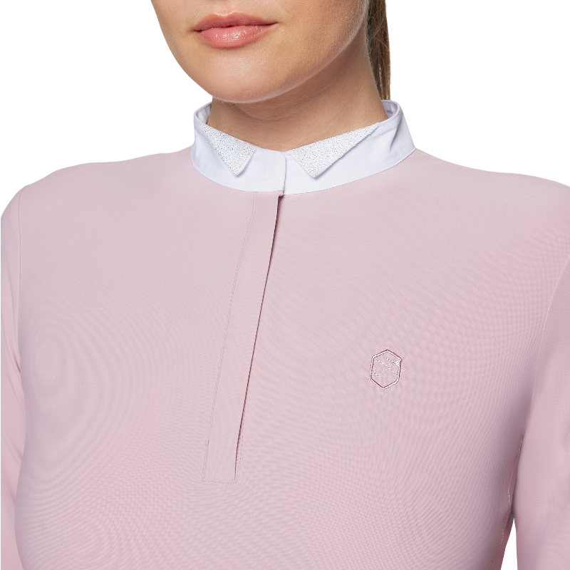 Samshield - Polo de concours manches longues femme Ornella feather
