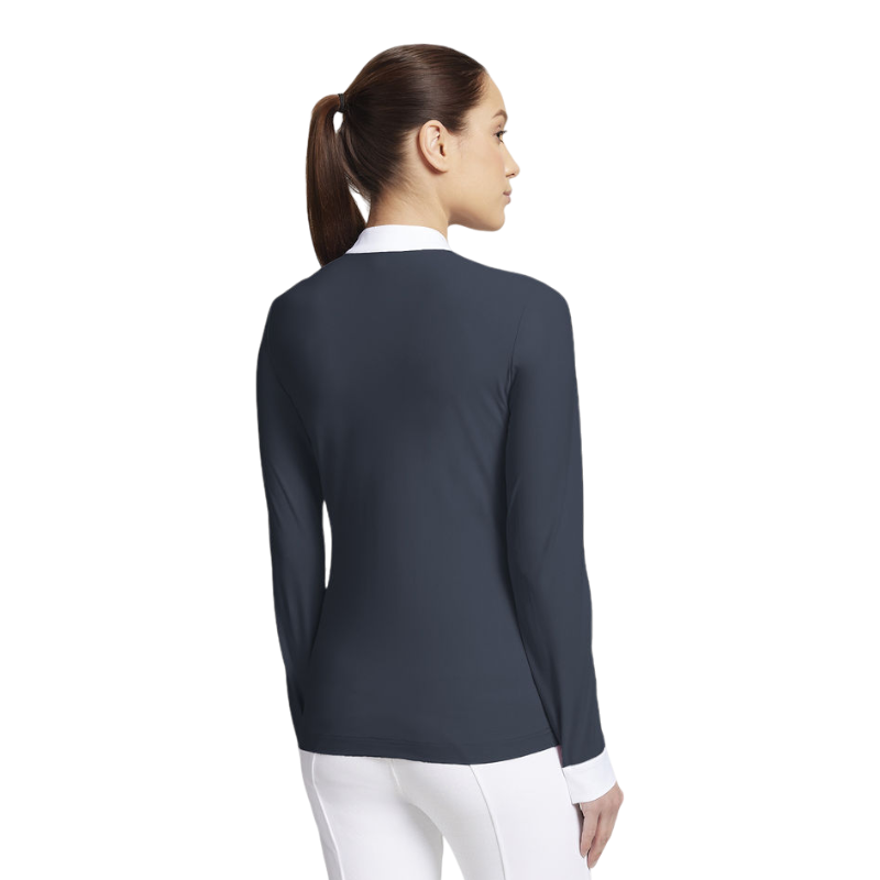 Samshield - Polo de concours manches longues femme Roxane Premium marine