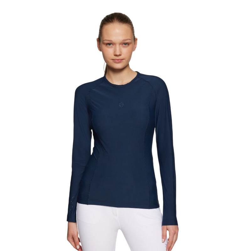 Samshield - Technisch T-shirt met lange mouwen voor vrouwen Evy Air kosmisch blauw 