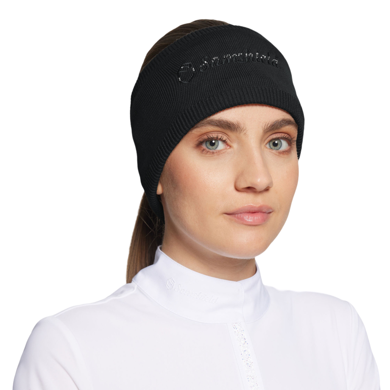 Samshield - Headband femme Amalie Crystal noir