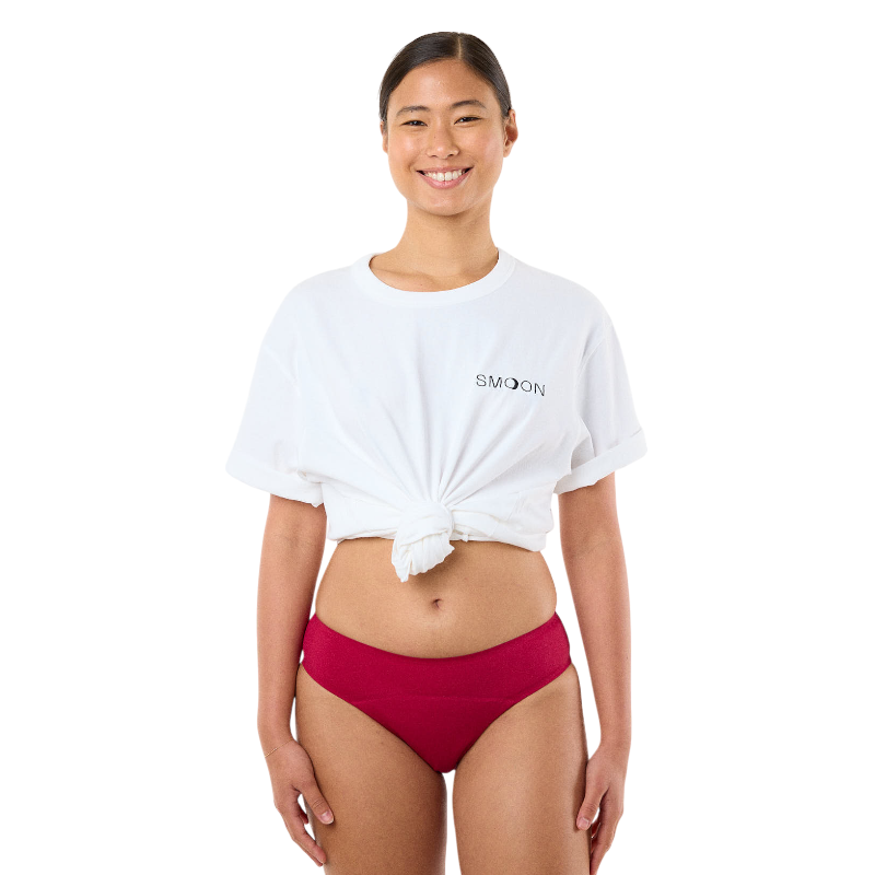 Smoon - Menstruationsunterwäsche Artemis für starken Fluss bordeaux 