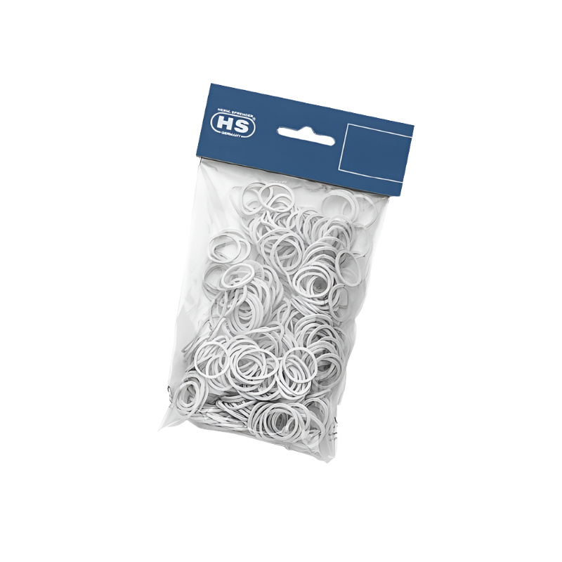 Sprenger - White mane elastics (x400)