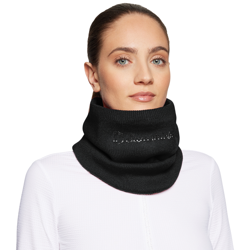 Samshield - Zwarte Crystal halsketting 