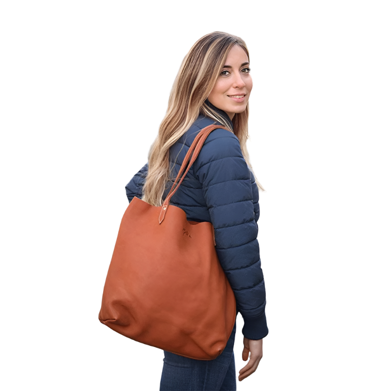 Pénélope - Cognac -Handtasche