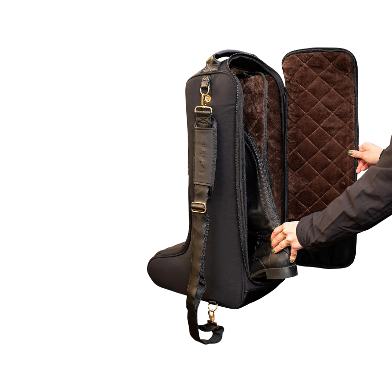 LeMieux - Luxe zwarte laarzen tas 