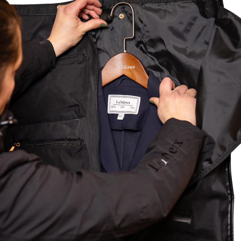 LeMieux - Zwei-in-eins Luxus Reisetasche schwarz 