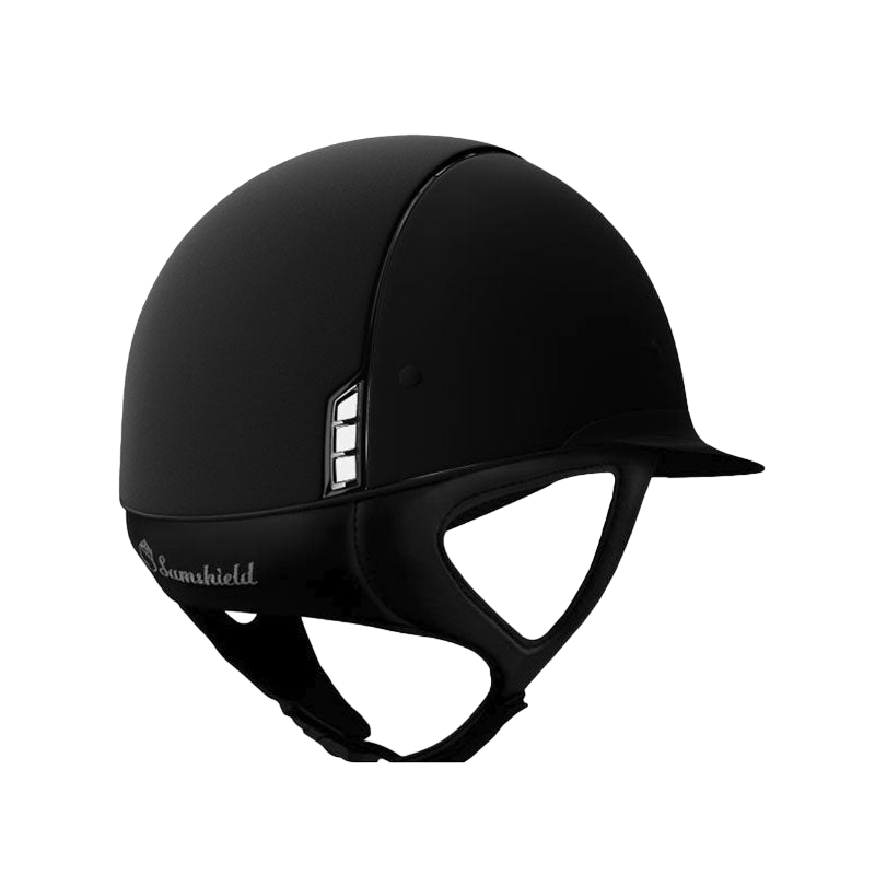 Samshield - Casque Miss Shadow matt noir 5 Swarovski (avec mousse) | - Ohlala