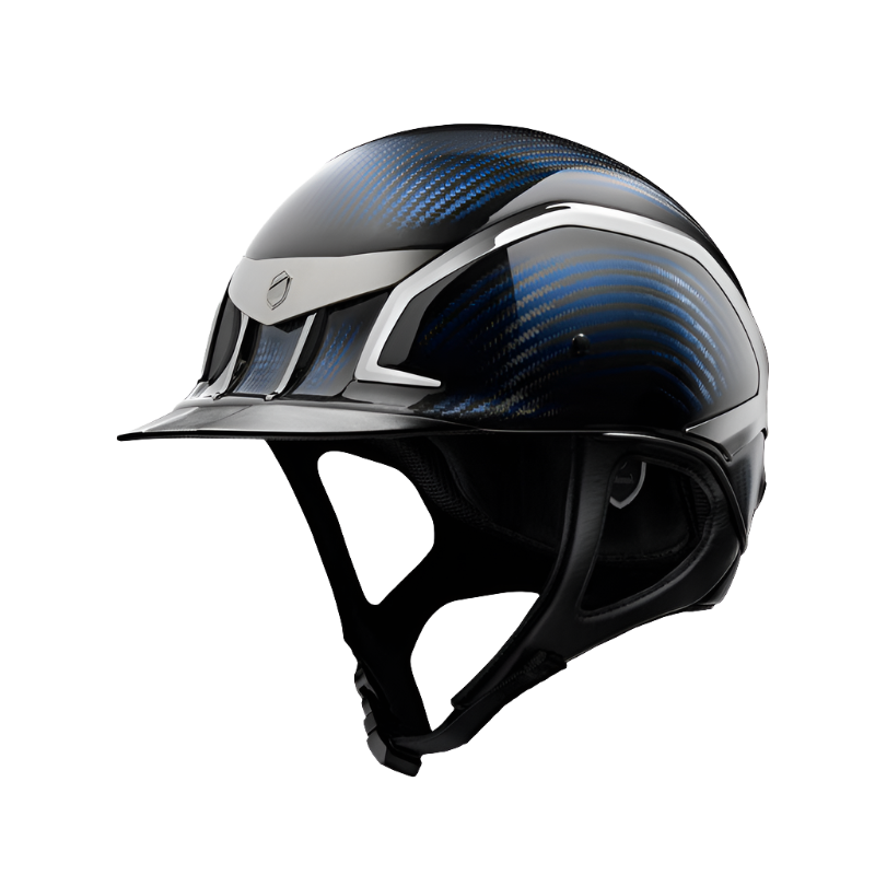 Samshield - XJ Miss Carbon Chrome Navy Helm (mit Schaumstoff)