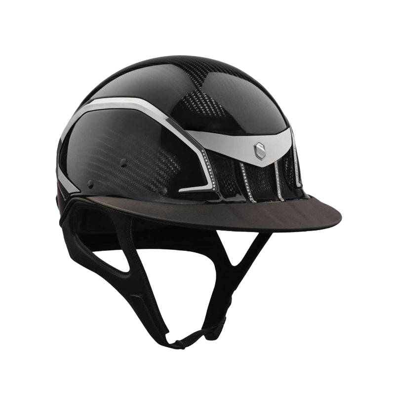 Samshield - Casque XJ Miss carbone noir 52 Swarovski (avec mousse) | - Ohlala