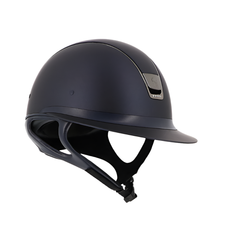 Samshield - Miss Shadow mattblau 5 Swarovski Helm (mit Schaumstoff)