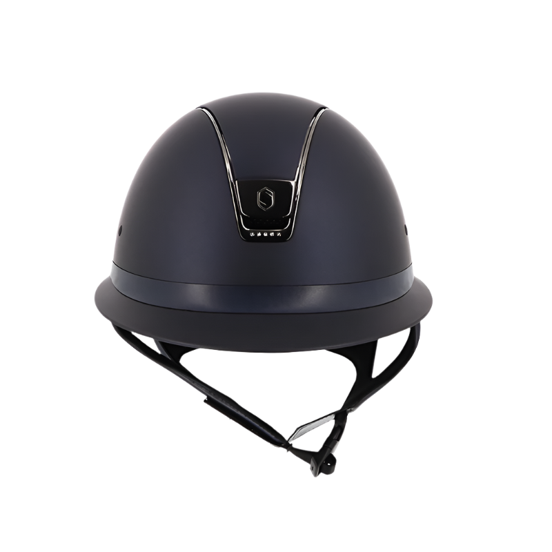 Samshield - Miss Shadow mattblau 5 Swarovski Helm (mit Schaumstoff)