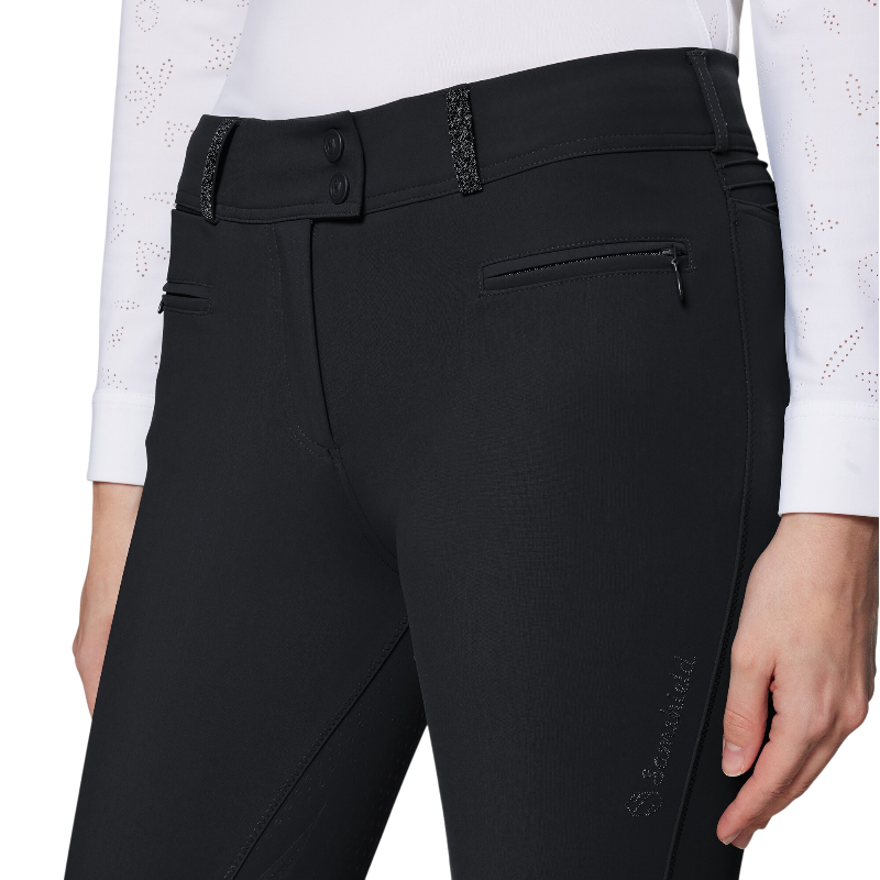 Samshield - Pantalon d'équitation femme Chloé Crystal noir