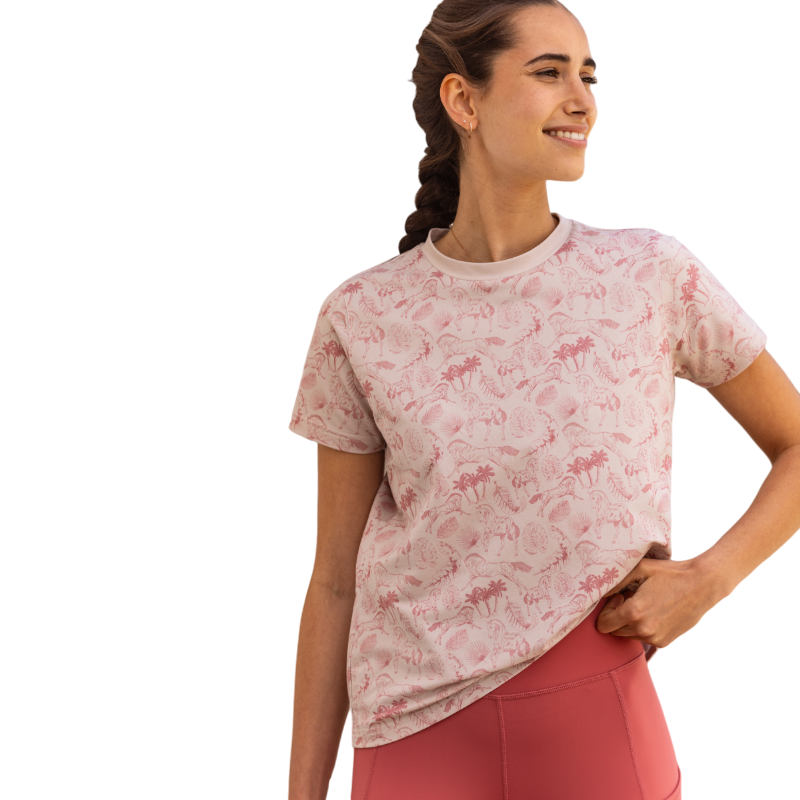 Harcour - T-shirt manches courtes femme Tabatha JouyPink