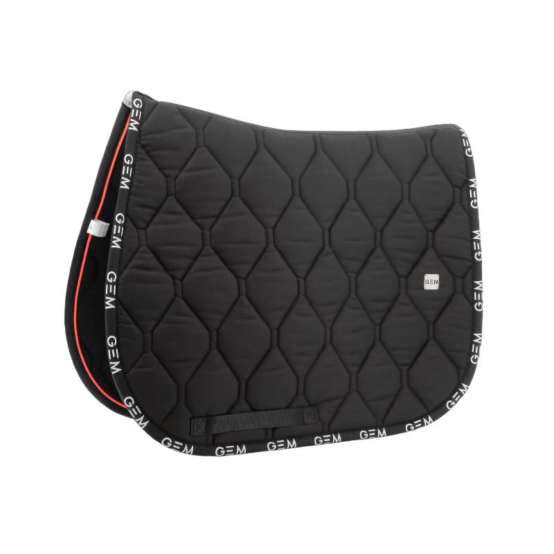 GEM Equitation - Tapis de selle Love noir | - Ohlala