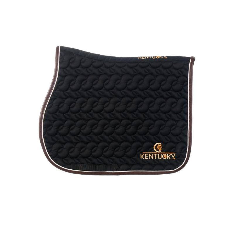 Kentucky Horsewear - Tapis de selle noir avec logo | - Ohlala