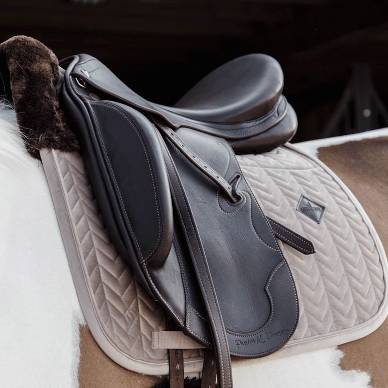 Kentucky Horsewear - Tapis de dressage Skin Friendly Velvet beige | - Ohlala