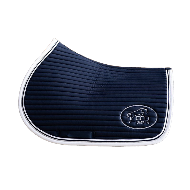 Jump'In - Tapis de selle Balthazar marine/ blanc