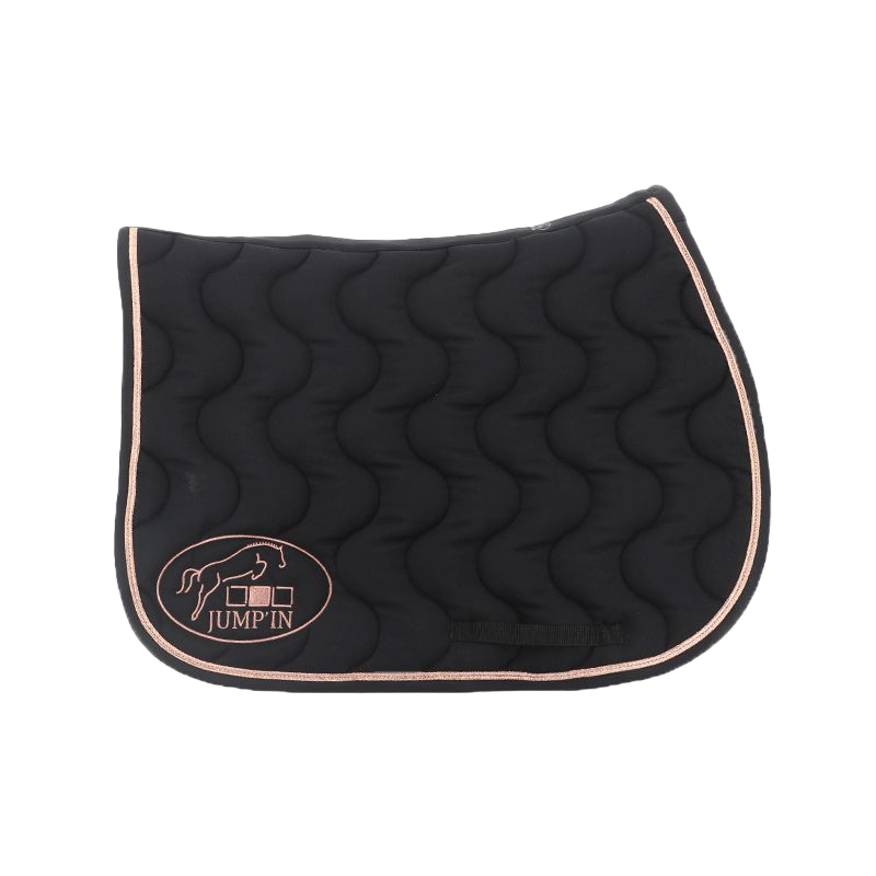 Jump'In - Tapis de selle Noir / Rose Gold / Noir | - Ohlala