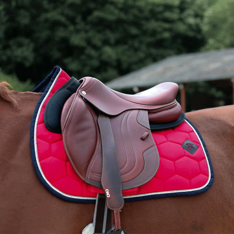 Oxxer - Tapis de dressage intemporels rouge | - Ohlala