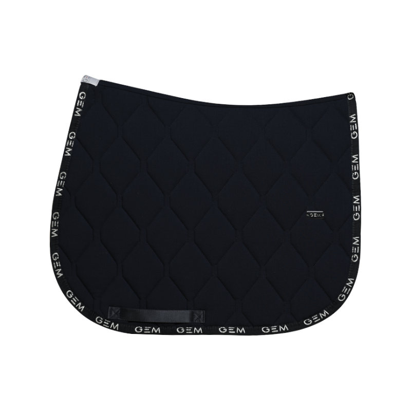 GEM - Tapis de selle Love marine/ sliver