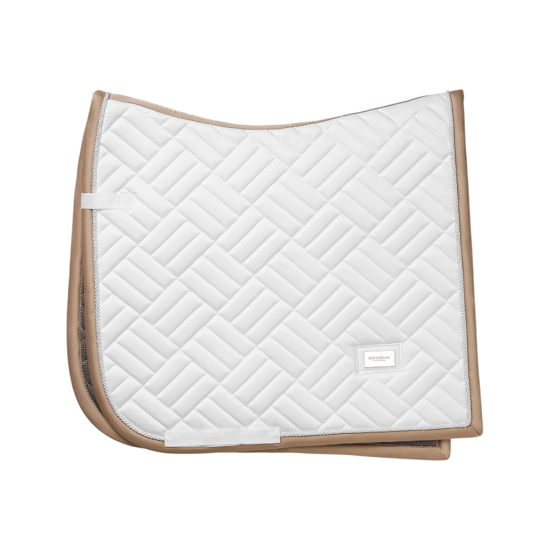 Equestrian Stockholm - Tapis de dressage Mordern White blanc/ sand