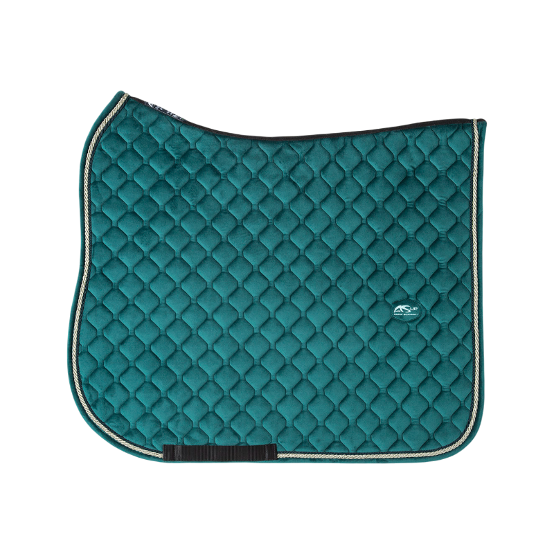 Anna Scarpati - Quinoa 27 green velvet dressage mat 