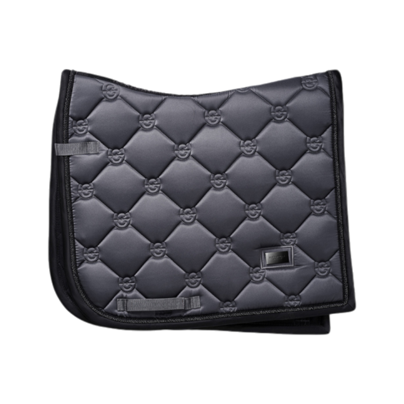 Equestrian Stockholm - Tapis de dressage Winter Shadow gris/ noir