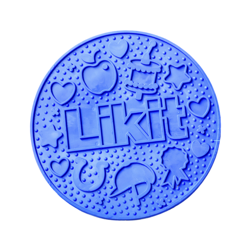 Likit - Tapis de léchage Graze maze bleu