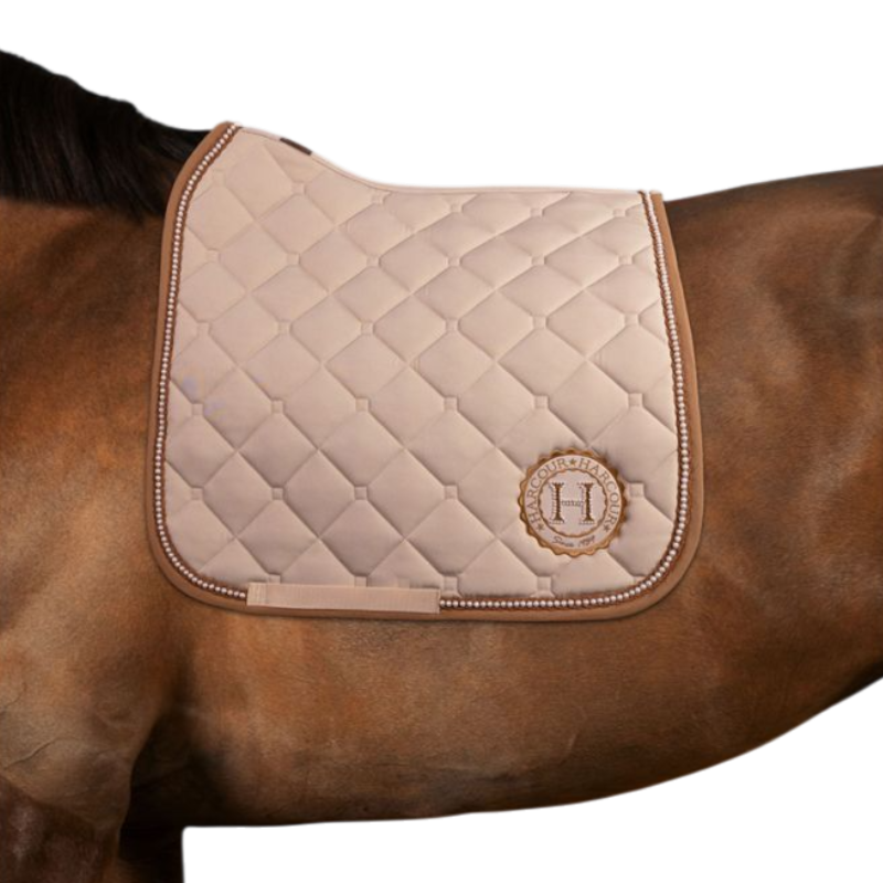 Harcour - Tapis de dressage Etoile Perlée champagne