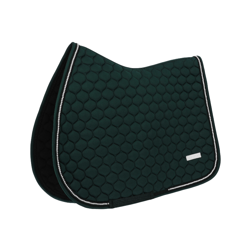 Equithème - Tapis de selle Opal kaki | - Ohlala