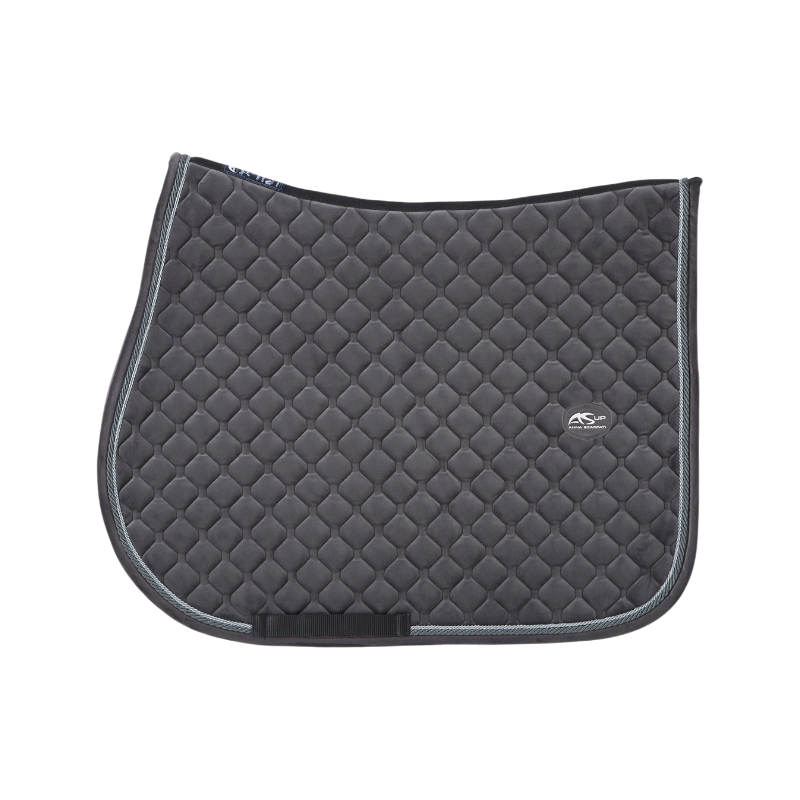 Anna Scarpati - saddle pad Queto 27 dark gray velvet 