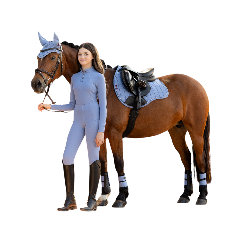 LeMieux - Tapis de selle Suede GP podwer blue | - Ohlala