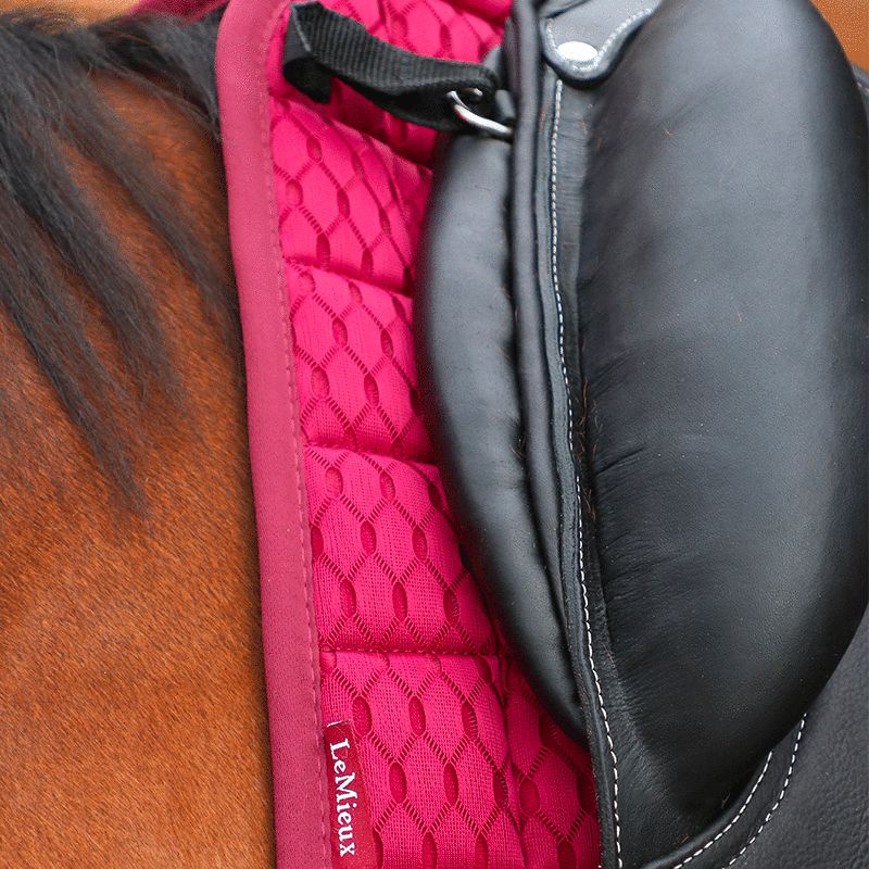 LeMieux - Tapis de dressage Carbon Mesh Air Mulberry | - Ohlala