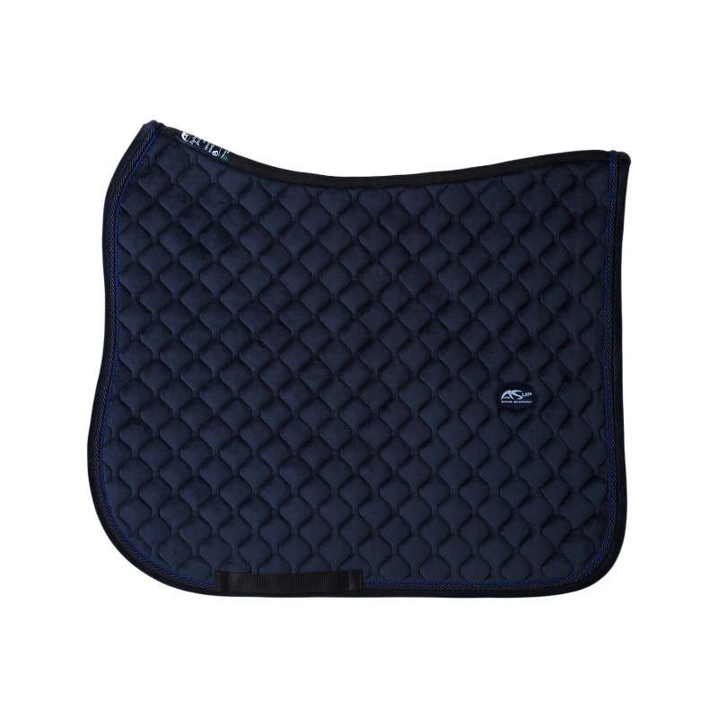 Anna Scarpati - Quinoa 27 marine velvet dressage pad 