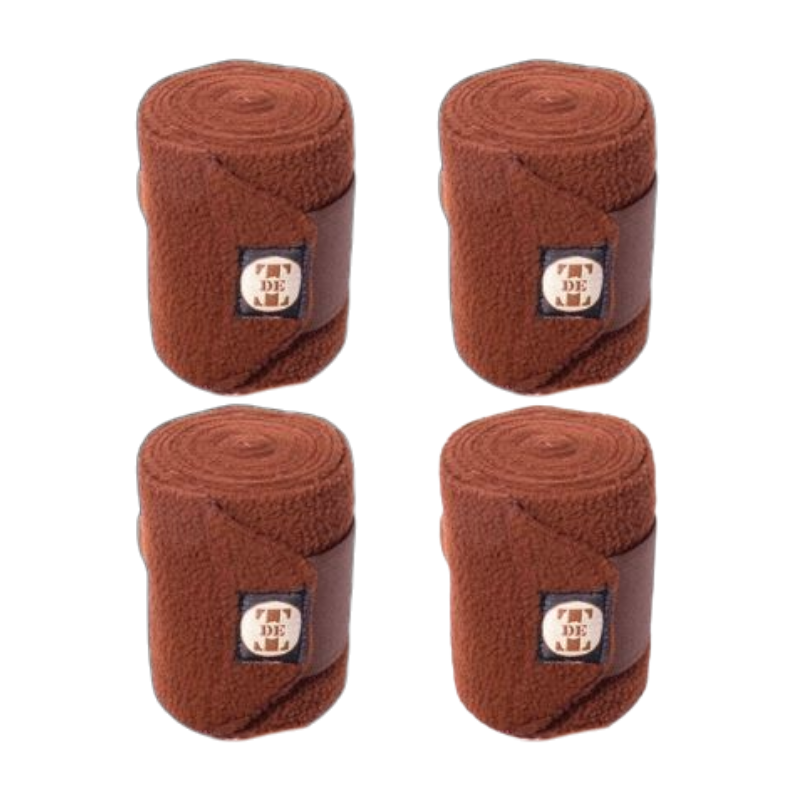 TdeT - Bandes de polo marron (x4)