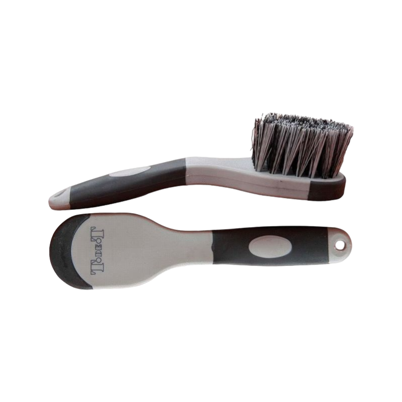 TdeT - Two-tone black/gray foot brush