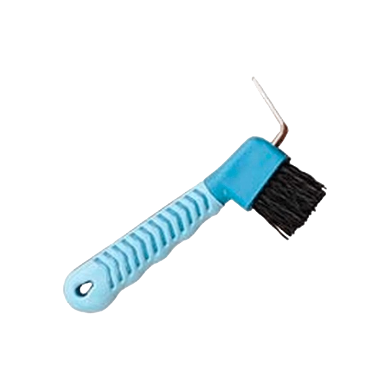 TdeT -  Cure-pieds brosse bicolore turquoise/bleu ciel