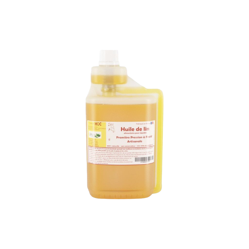 Ungula Naturalis - Complément alimentaire huile de lin pression à froid 1L