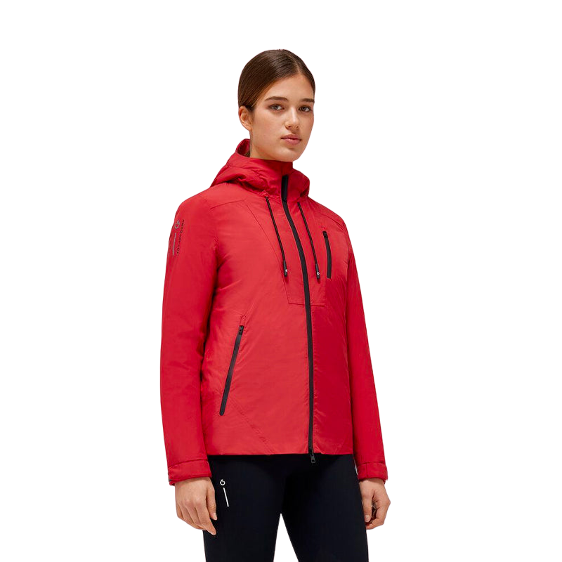 Cavalleria Toscana - Veste à capuche femme rouge coquelicot | - Ohlala